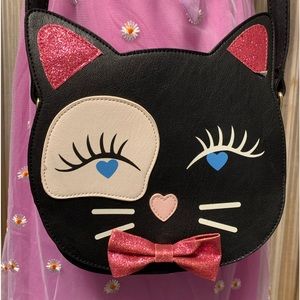 BETSEY JOHNSON CAT PURSE NWOT